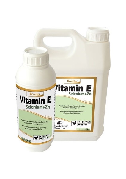 Vitamin E Selenyum +Zn 5 Lt.