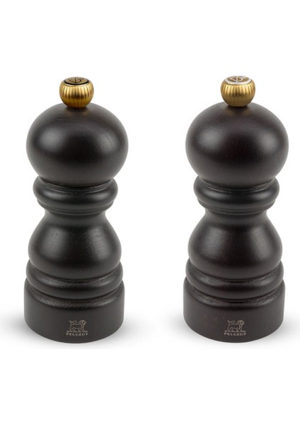 Paris Tuz + Karabiber 2'li Set Siyah 12 cm. Kutulu