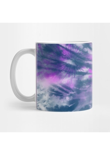 Tie Dye Watercolor Pink Navy Blue And Purple Kupa Bardak