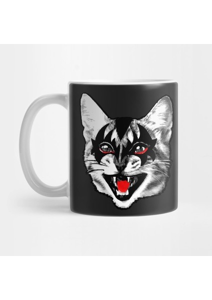 Rock Star Cat 2 Kupa Bardak