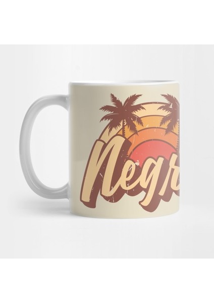 Negril Vintage Summer Vacation Design Kupa Bardak