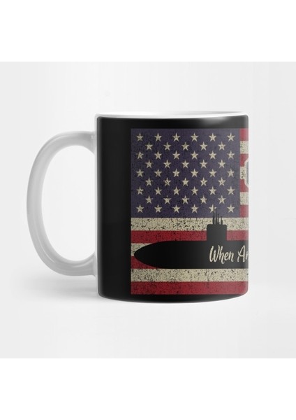Uss Jefferson City SSN-759 Los Angelesâ€“class Fast Attack Submarine Vintage American Flag Gift Kupa Bardak