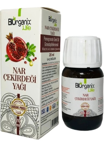 Biorganix Life Nar Çekirdeği Yağı 20 ml