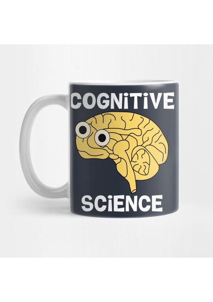 Cognitive Science Brain White Text Kupa Bardak
