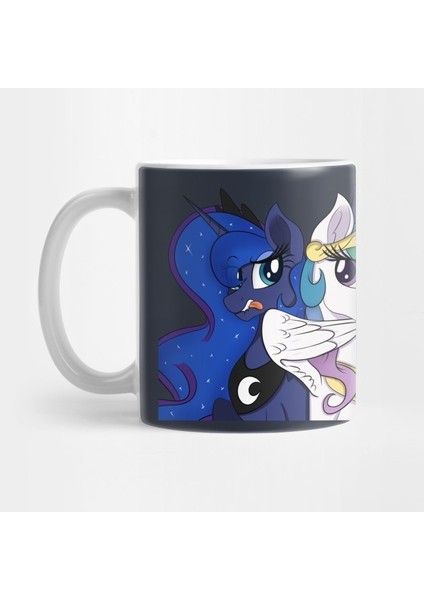 Silly Luna And Celestia Kupa Bardak