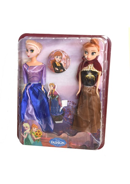 Disney Frozen Frozen Karlar Ülkesi Elsa ve Anna Karakter Seti 29 cm