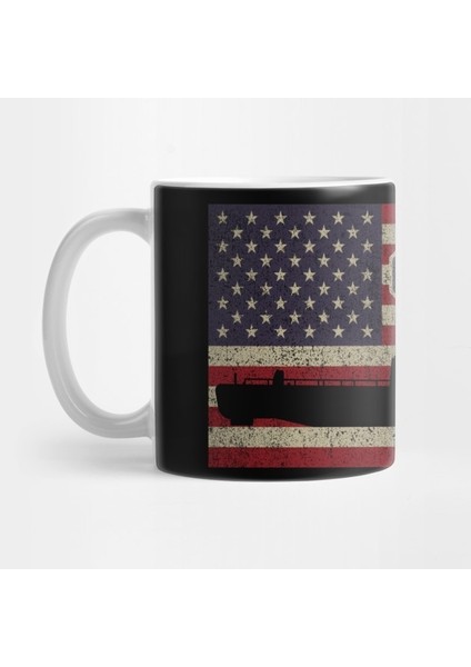Uss Tang SS-563 Submarine Vintage Usa American Flag Gift Kupa Bardak
