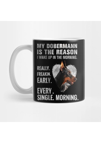 Doberman Pinscher - Dobermann Kupa Bardak