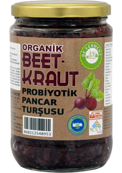 Organik Beetkraut Pancar Turşusu 660 gr