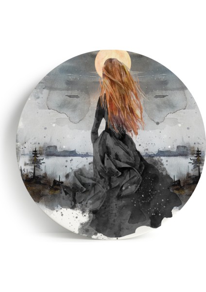 Alya And The Moon Collection 4'lü Küçük Melamin Tabak Seti