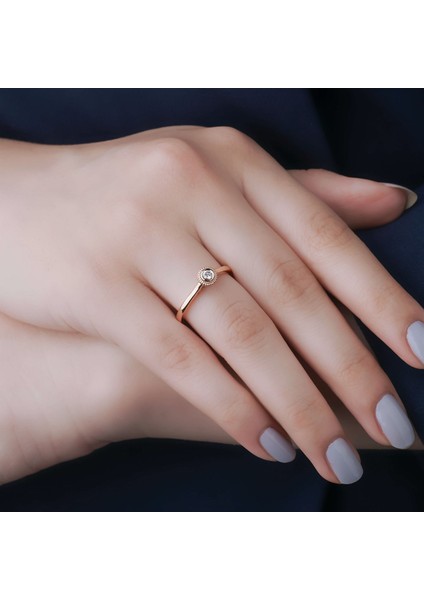 0.10 Ct. Minimal Yüzük fiyatları