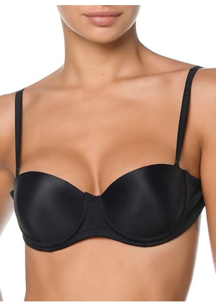 2850 Destekli Şeffaf Straplez Bra Sütyen