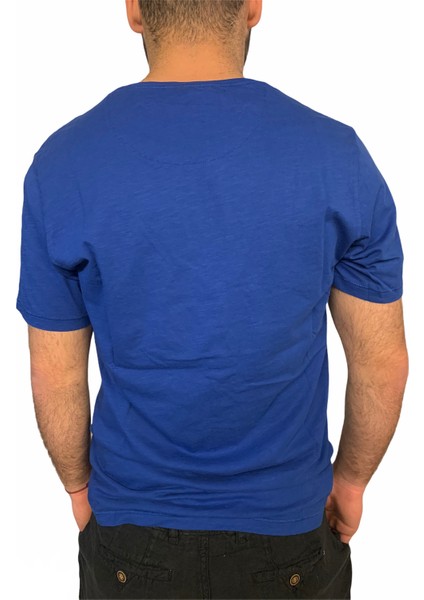 Tshirt Erkek Mavi Tshirt 21540-07