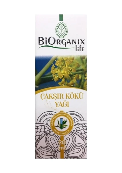 Biorganix Life Çakşır Kökü Yağı 20 ml