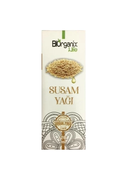 Biorganix Life Susam Yağı 20 ml