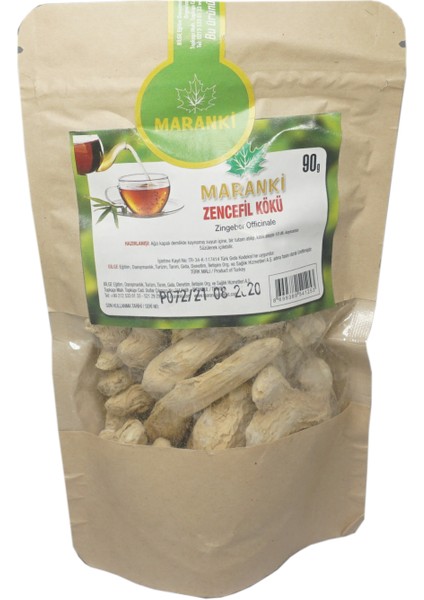 Zencefil Kökü Poşet 90 gr