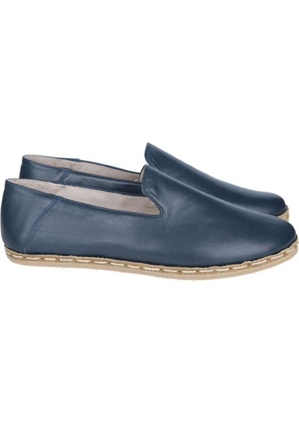 Deri Lacivert Bayan Gaziantep Yemeni Ayakkabı fiyatları