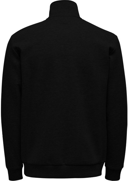 Ceres Life Half Zip Sweat Noos Erkek Siyah Sweatshirt 22019055-02 fiyatları