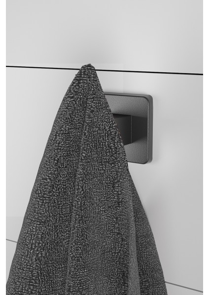 Yale Mat Siyah Paslanmaz Tekli Askılık modelleri