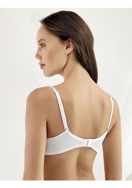 Kadın Beyaz Balenli Kulaklı İçi Dolu Sütyen M9050 fiyatları