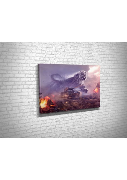 Tiger Tank Kanvas Tablo fiyatları