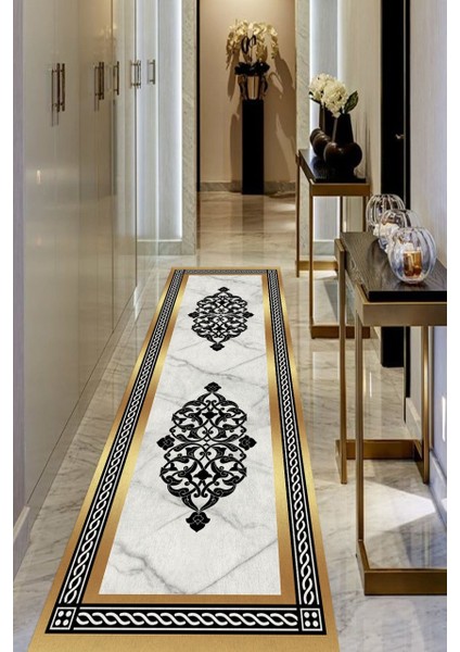 CP1010 Benekli Saksı Desenli Makinada Yıkanabilir Sekizgen Halı