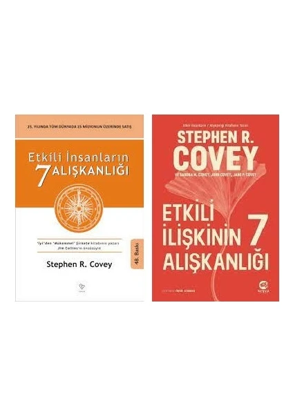 Etkili İnsanların 7 Alışkanlığı - Etkili İlişkinin 7 Alışkanlığı / 2 Kitap Takım - Stephen R. Covey