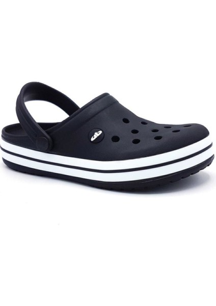 bella Lacivert Beyaz Unisex Sabo Terlik Hemşire Doktor Hastane Terliği