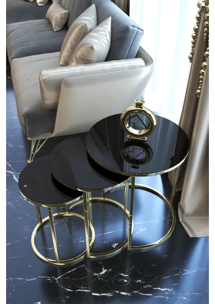 Gold Metal Zigon Sehpa