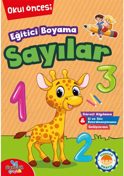 Eğitici Boyama - Sayılar