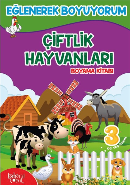 Eğlenerek Boyuyorum - Çiftlik Hayvanları