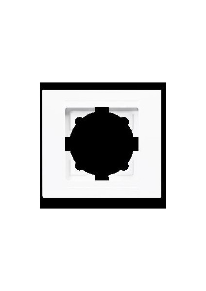 Günsan Visage Moderna Tekli Çerçeve, Beyaz