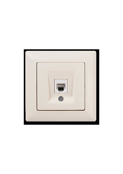 Günsan Visage Nümeris Telefon Prizi (Cat 3), Krem