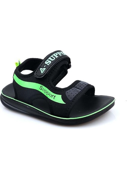 00065 Erkek Çocuk 21-29 Numara Sandalet Yeşil - 24
