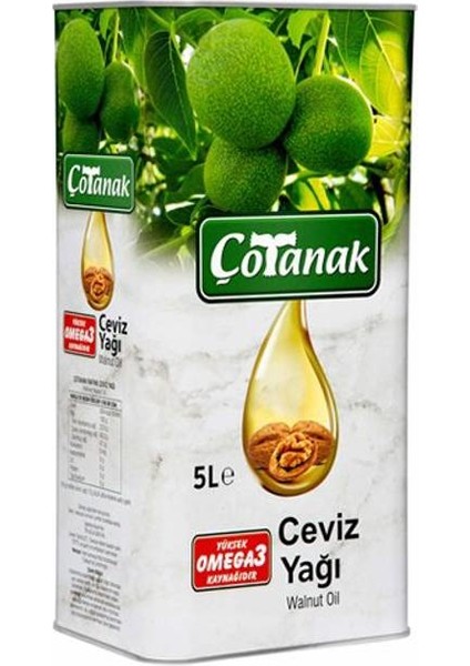 Cotanak Cevız Yagı 5 Lt
