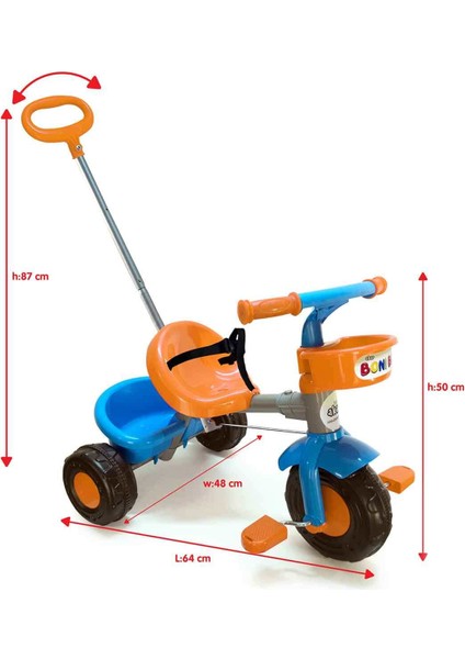 Boni Bike 3 Tekerlekli Turuncu Bisiklet modelleri