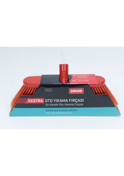 Ekstra Su Kanallı Oto Yıkama Fırçası