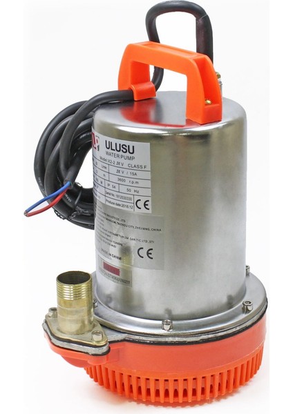 24 Volt Dc Drenaj Dalgıç Pompa Sintine Pompası 10 mss 3 m³/h