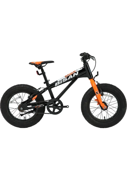 Limit 16'' V Fren Siyah/turuncu 23CM Kadro Çocuk Fat Bike Bisiklet