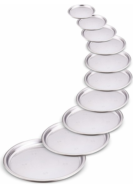 Paslanmaz Çelik Sini No:8 ( Çap: 45,7 cm )