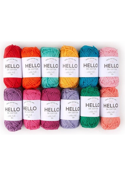 Iplik 12'li Punch Amigurumitropikal Serisi 25 gr