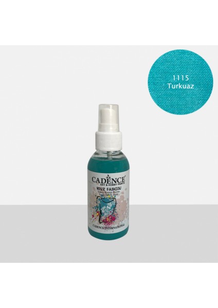 1115 Turkuaz Sprey Kumaş Boyası