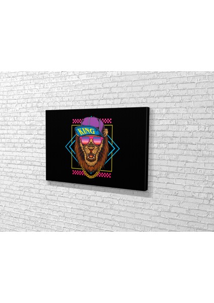 Retro Vintage Hip Hop Aslan Kanvas Tablo fiyatları
