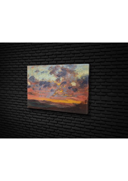 Claude Monet- Coucher De Soleil Kanvas Tablo modelleri