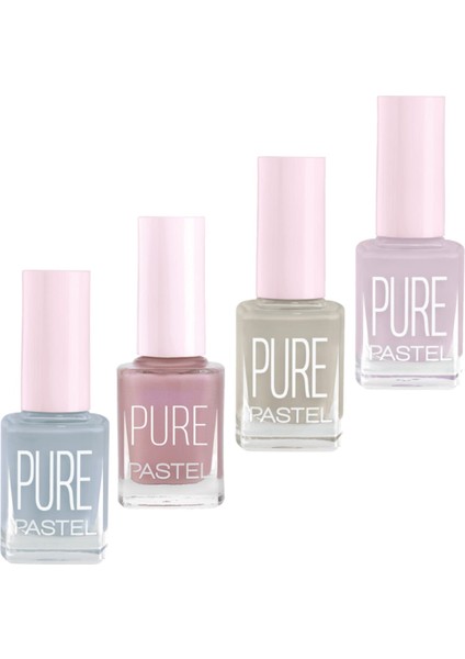 Oje Pure 4'lü Set 609-608-607-610 Renkli Oje Miktar 4 Adet Özel Özellikler