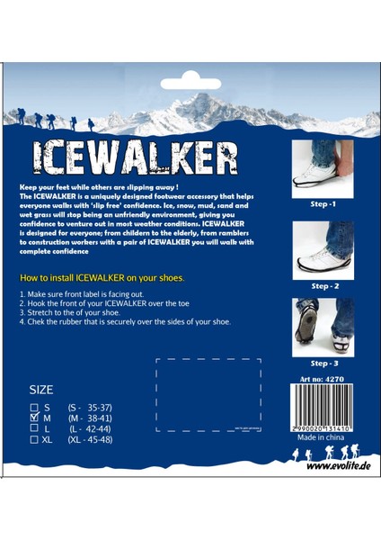 Icewalker Karda Kaydırmayan Ayakkabı Altlığı