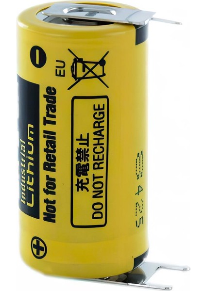 BR-2/3A 3V Lityum Pil 3 Ayaklı