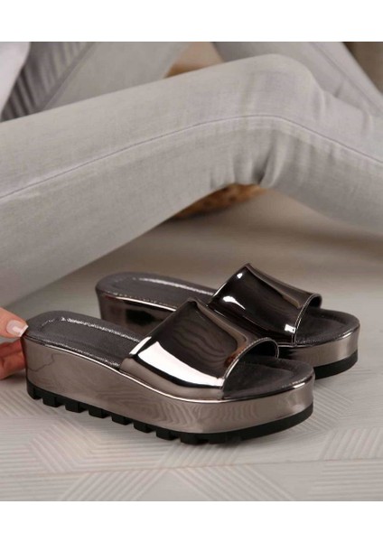 Blyde Ayna Kemer Platform Taban Kadın Terlik