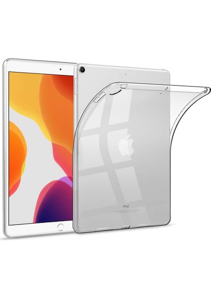 Apple iPad 10.2 (8.nesil) Kılıf Tablet Süper Silikon Arka Kapak Şeffaf