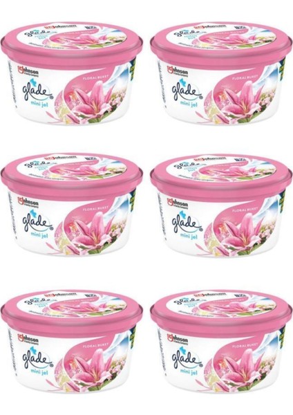 Oda Kokusu Mini Jel Floral Buket 70 gr x 6